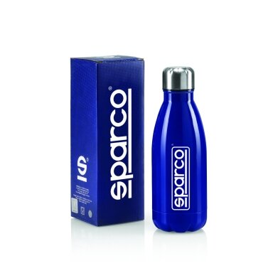 SPARCO mėlyna termo butelis vandeniui