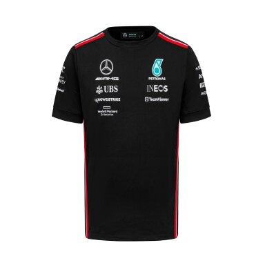 MERCEDES AMG Driver Replica Juodi marškinėliai vyrams