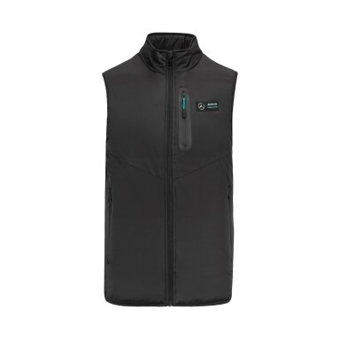 MERCEDES AMG Fanwear juoda liemenė vyrams be rankovių