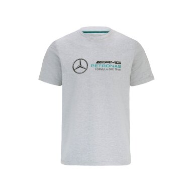 MERCEDES AMG Fanwear Logo pilki marškinėliai vyrams