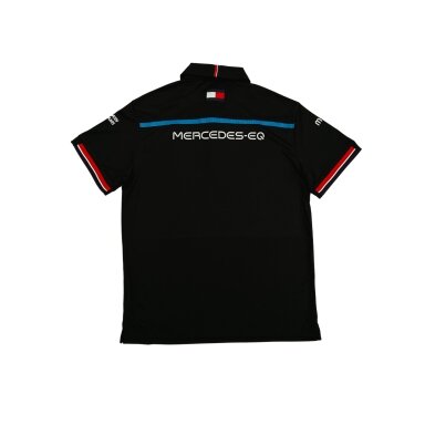 Juoda MERCEDES AMG Formula E Team polo marškinėliai vyrams