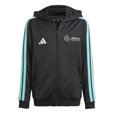 MERCEDES AMG Team striukė su gobtuvu, juoda ir balta, vaikų dydis