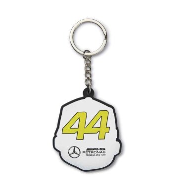 MERCEDES AMG Lewis Hamilton geltonas raktų pakabukas MGP24_PCL_CAR