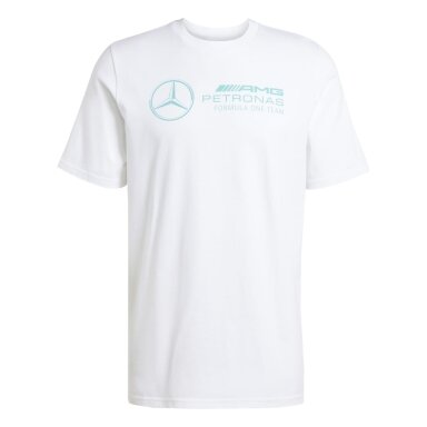 MERCEDES AMG balta vyriška marškinėliai