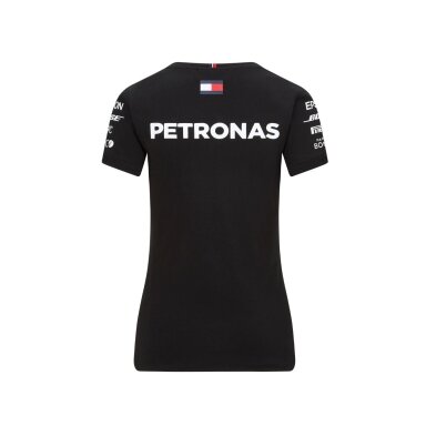 MERCEDES AMG PETRONAS MOTORSPORT Driver Team 2020 juoda moteriška marškinėliai