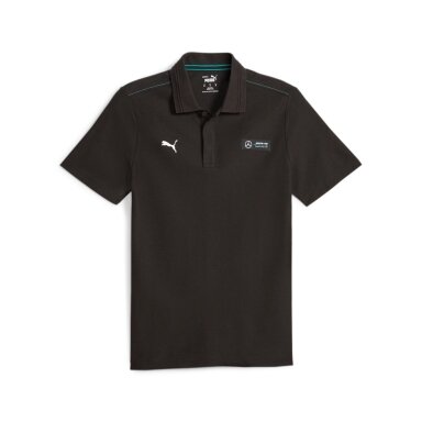 Juoda PUMA MERCEDES AMG polo marškinėliai vyrams