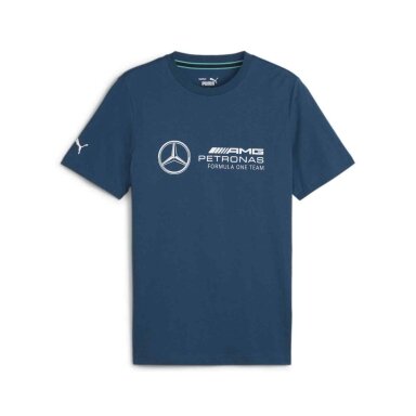 MERCEDES AMG Puma Logo mėlyna marškinėliai vyrams PUMA24_TSH_MEL
