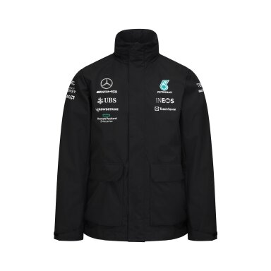 MERCEDES AMG Replica juoda striukė nuo lietaus vyrams