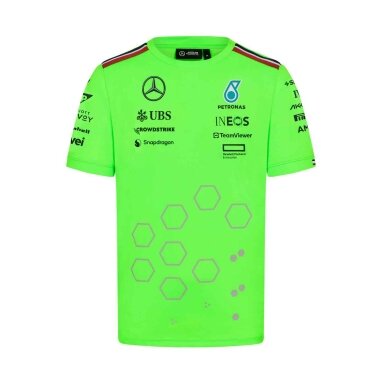 MERCEDES AMG Set Up Žali marškinėliai vyrams MGP24_TSH_SET MGP24_TSH_SET