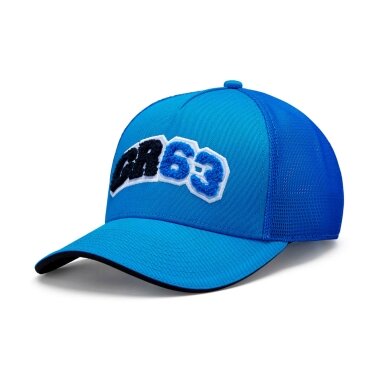 MERCEDES AMG vairuotojo George Russell trucker kepurė, mėlyna