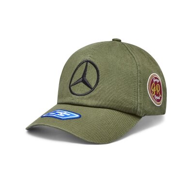MERCEDES AMG Vintage George Russell žalia kepuraitė