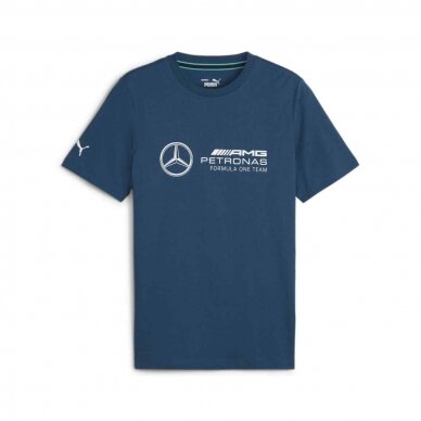 MERCEDES AMG Puma Logo mėlyna marškinėliai vyrams PUMA24_TSH_MEL MERCEDES AMG Puma Logo mėlyna marškinėliai vyrams PUMA24_TSH_MEL