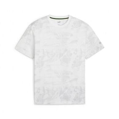 MERCEDES AMG Puma Statement balta marškinėliai vyrams PUM24_TSH_AOP MERCEDES AMG Puma Statement balta marškinėliai vyrams PUM24_TSH_AOP