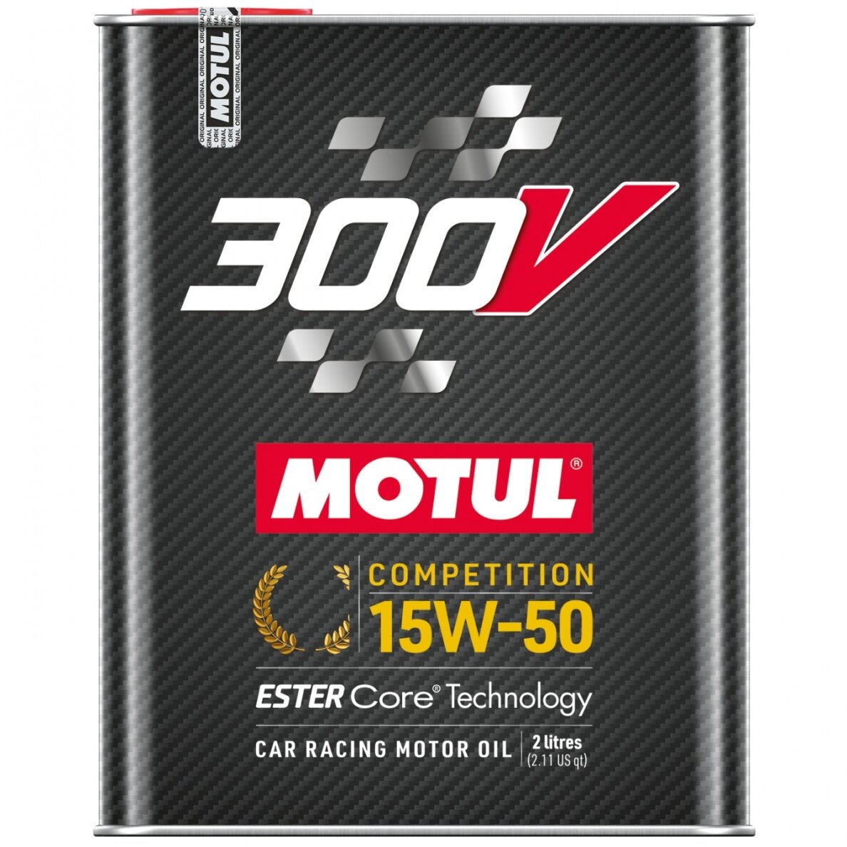 MOTUL 15W50 300V Competition 2L variklio alyva MOTUL 15W50 300V Competition 2L variklio alyva