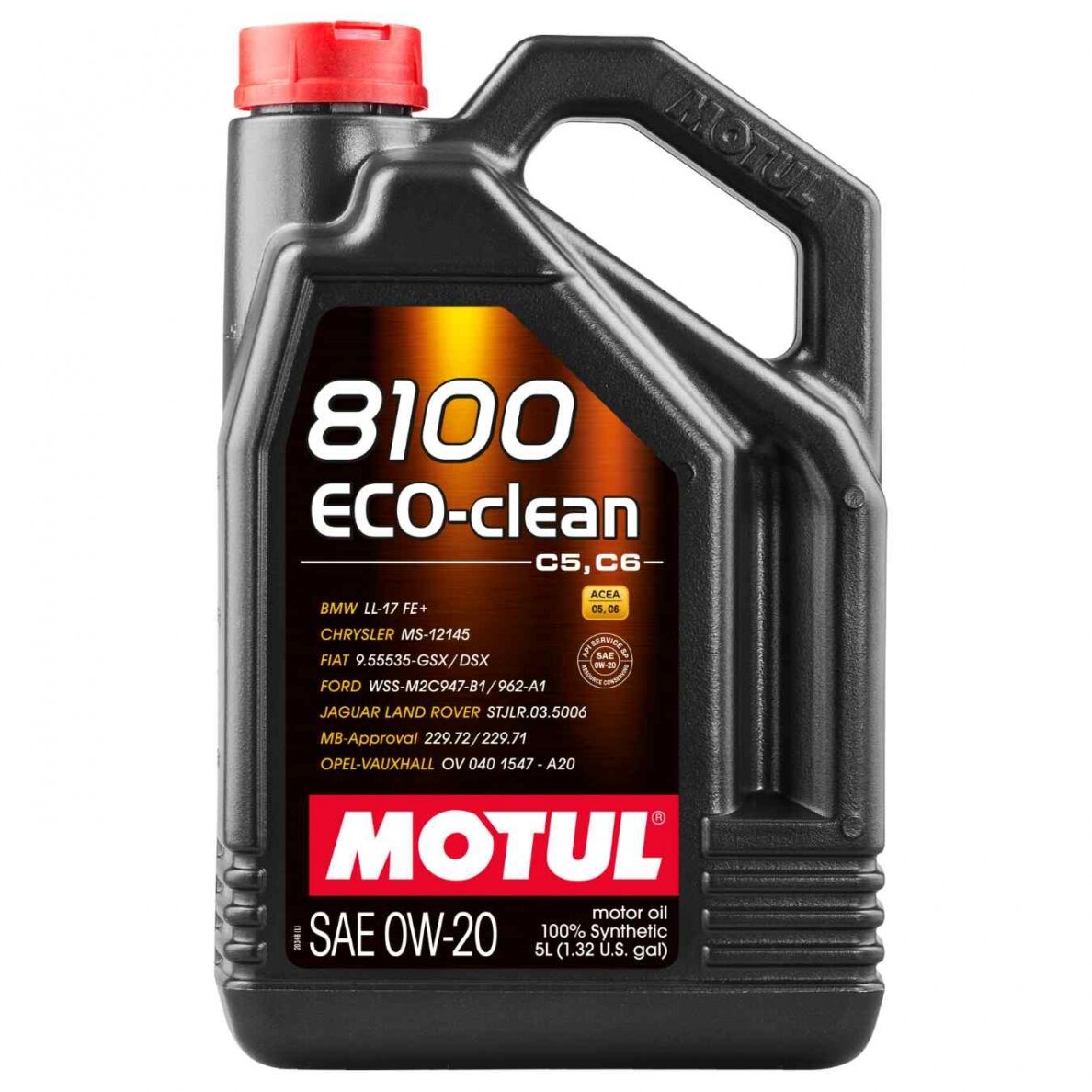 MOTUL 8100 Eco-Clean 0W20 5L variklio alyva MOTUL 8100 Eco-Clean 0W20 5L variklio alyva