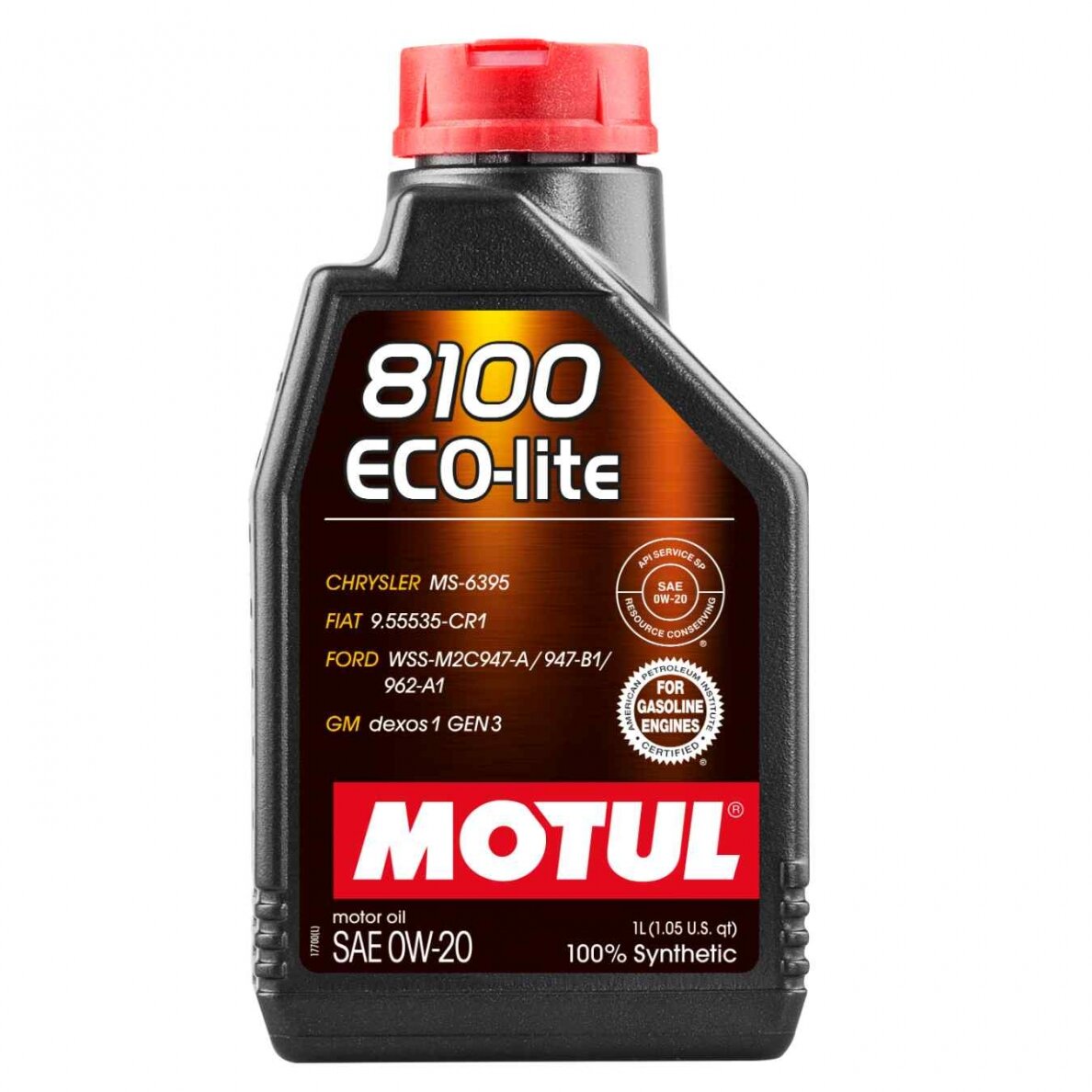 MOTUL 8100 Eco-Lite 0W20 1L variklio alyva MOTUL 8100 Eco-Lite 0W20 1L variklio alyva