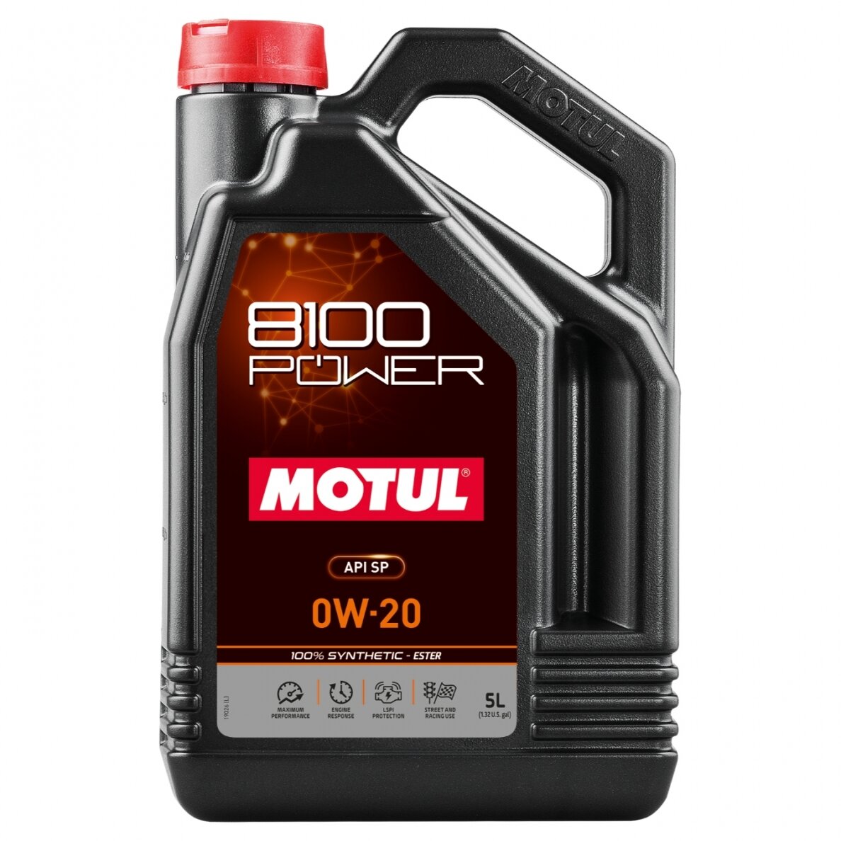 MOTUL 8100 POWER 0W20 5L variklio alyva