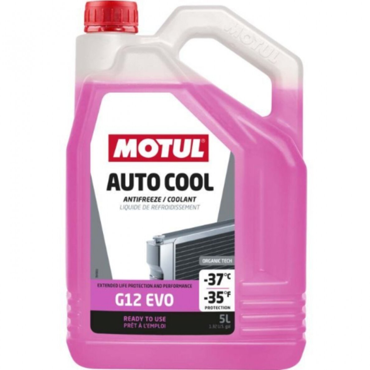 MOTUL Auto Cool G12 EVO aušinimo skystis -37 °C 5 l