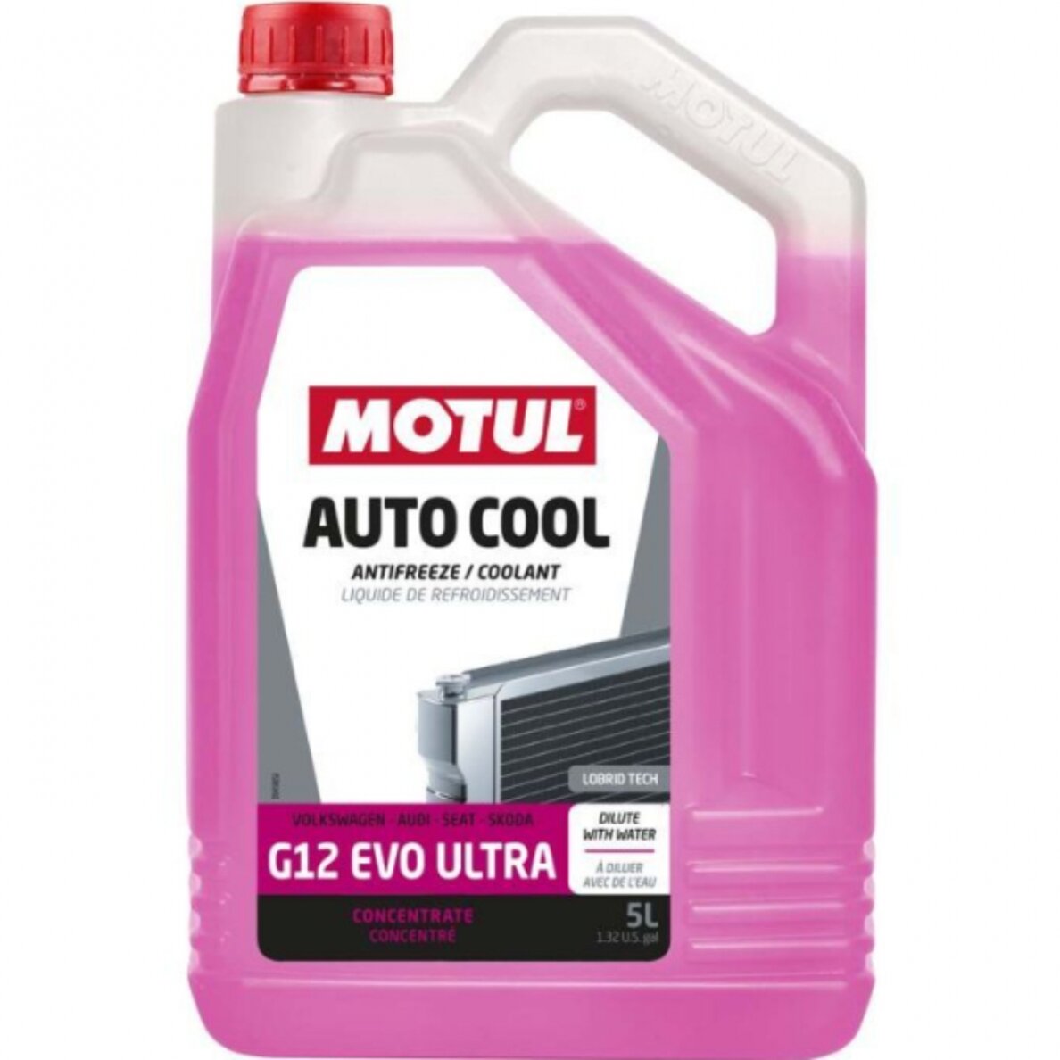 MOTUL Auto Cool G12 EVO Ultra 5L aušinimo skystis MOTUL Auto Cool G12 EVO Ultra 5L aušinimo skystis