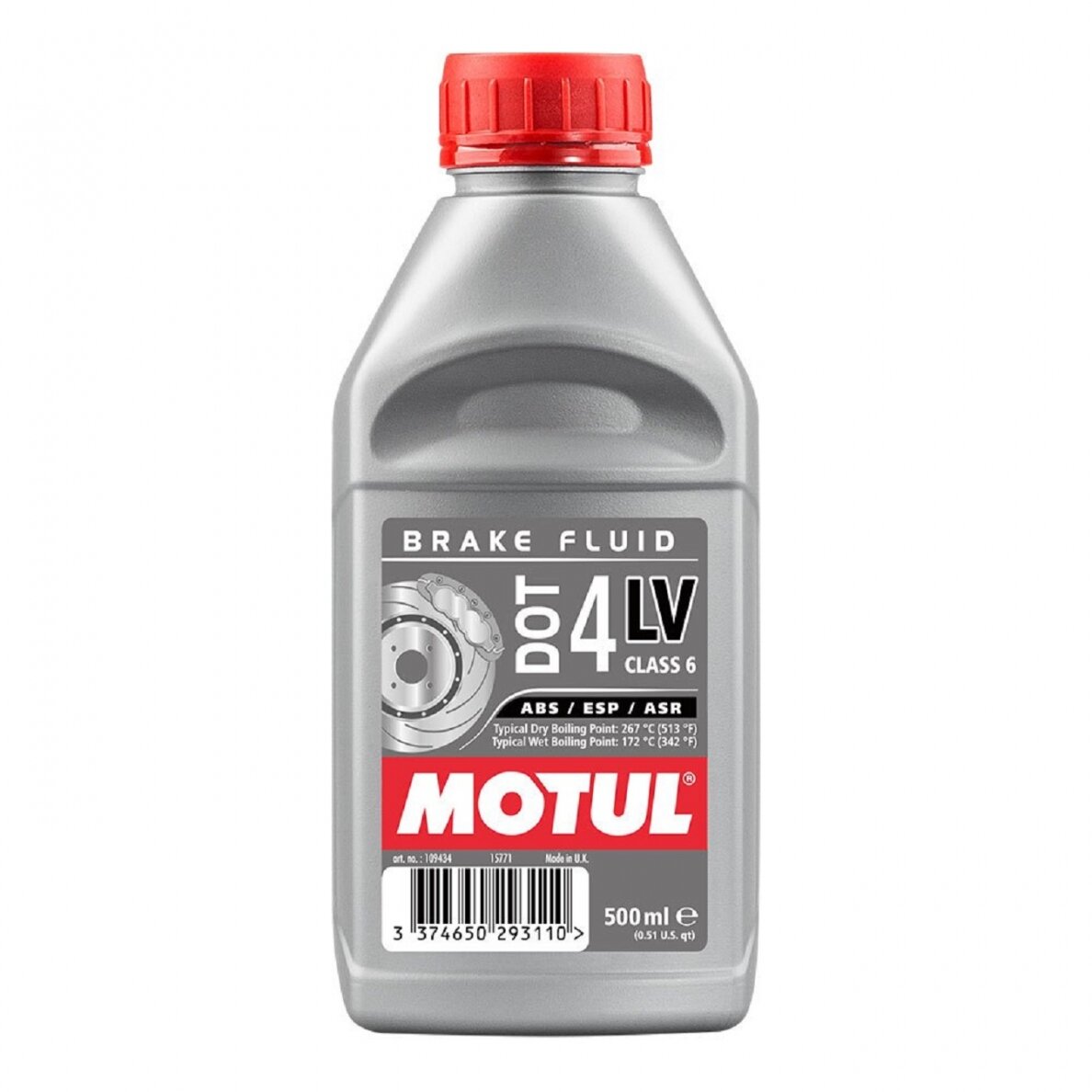 MOTUL DOT4 LV 500ML stabdžių skystis MOTUL DOT4 LV 500ML stabdžių skystis