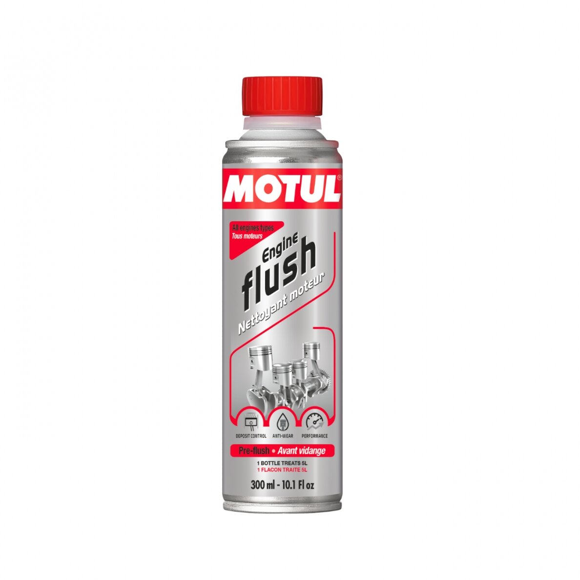 MOTUL Engine Flush 300 ML variklio valiklis MOTUL Engine Flush 300 ML variklio valiklis
