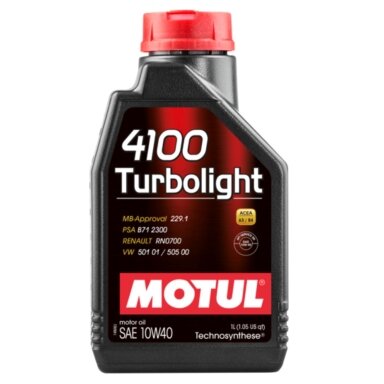 MOTUL 4100 Turbolight 10W40 1L variklio alyva