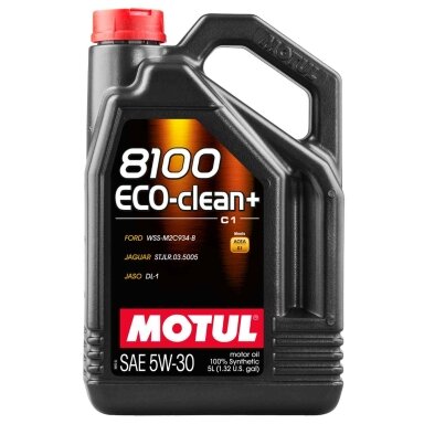 MOTUL 8100 Eco-Clean+ 5W30 5L variklio alyva