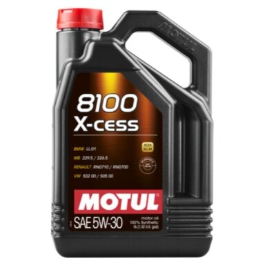 MOTUL 8100 X-Cess 5W30 5L variklio alyva