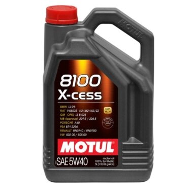 MOTUL 8100 X-CESS 5W40 variklio alyva, 5 l kanistras