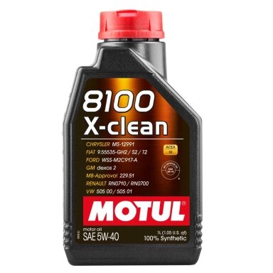 MOTUL 8100 X-Clean 5W40 1L variklio alyva