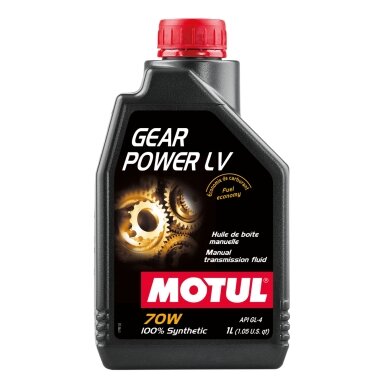 MOTUL Gear Power LV 70W 1L pavarų dėžės alyva