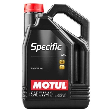 MOTUL Specific A40 0W-40 5L variklio alyva