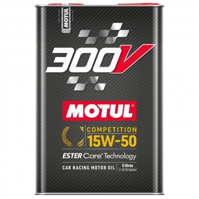 MOTUL 15W50 300V Competition 5L variklio alyva MOTUL 15W50 300V Competition 5L variklio alyva