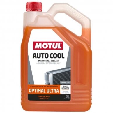 MOTUL Auto Cool Optimal Ultra 5L aušinimo skystis MOTUL Auto Cool Optimal Ultra 5L aušinimo skystis