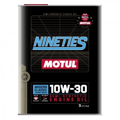 MOTUL Classic Nineties 10W30 2L variklio alyva MOTUL Classic Nineties 10W30 2L variklio alyva