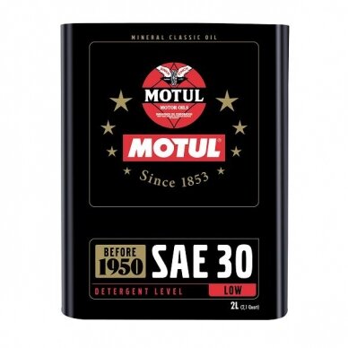 MOTUL Classic SAE 30 2L variklio alyva MOTUL Classic SAE 30 2L variklio alyva