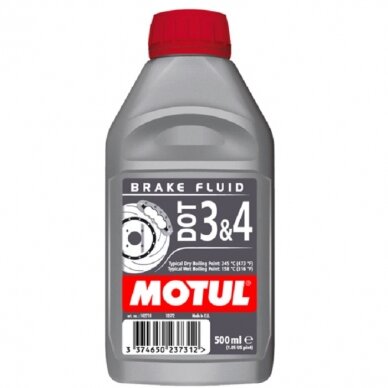 MOTUL DOT 3&4 stabdžių skystis 500 ml MOTUL DOT 3&4 stabdžių skystis 500 ml
