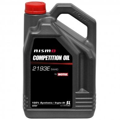 MOTUL Nismo competition 2193E 5W40 5L variklio alyva MOTUL Nismo competition 2193E 5W40 5L variklio alyva
