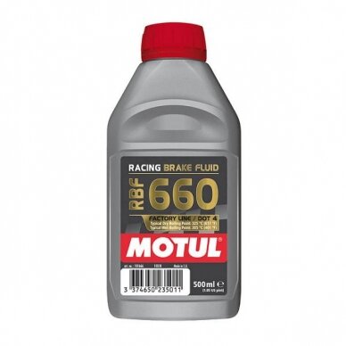 MOTUL RBF 660 DOT4 nesimaišantis stabdžių skystis 500 ml MOTUL RBF 660 DOT4 nesimaišantis stabdžių skystis 500 ml