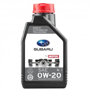 MOTUL SUBARU 0W20 1L variklio alyva MOTUL SUBARU 0W20 1L variklio alyva