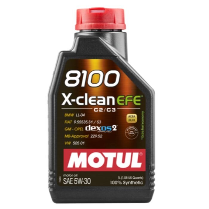 MOTUL 8100 X-Clean EFE 5W30 1L variklio alyva MOTUL 8100 X-Clean EFE 5W30 1L variklio alyva