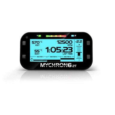 AIM MyChron 6 2T su dvigubu juodu TR ir geltonu TC laidu + M10 vandens temperatūros jutiklis