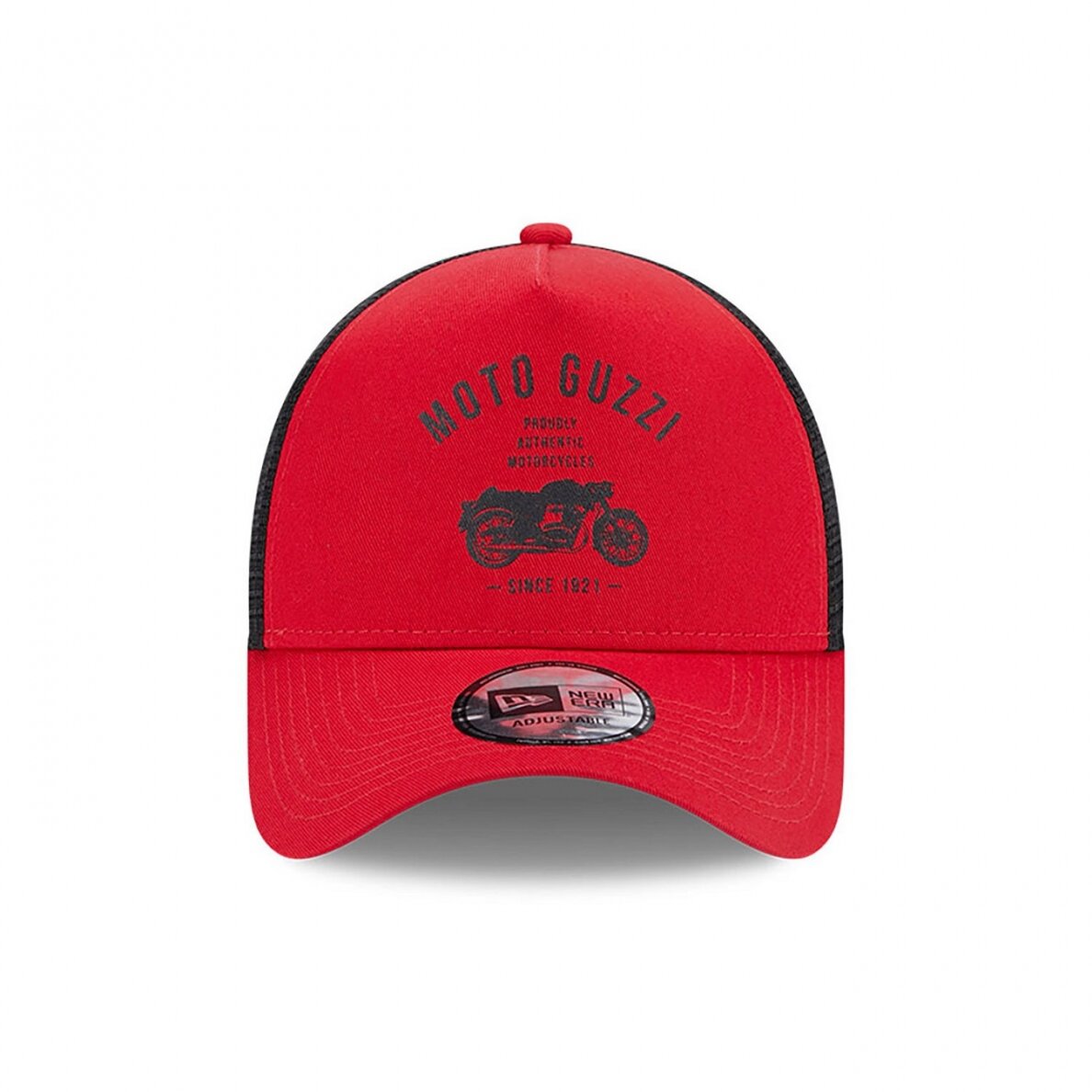 NEW ERA Moto GUZZI Heritage Trucker kepurė, raudona 1