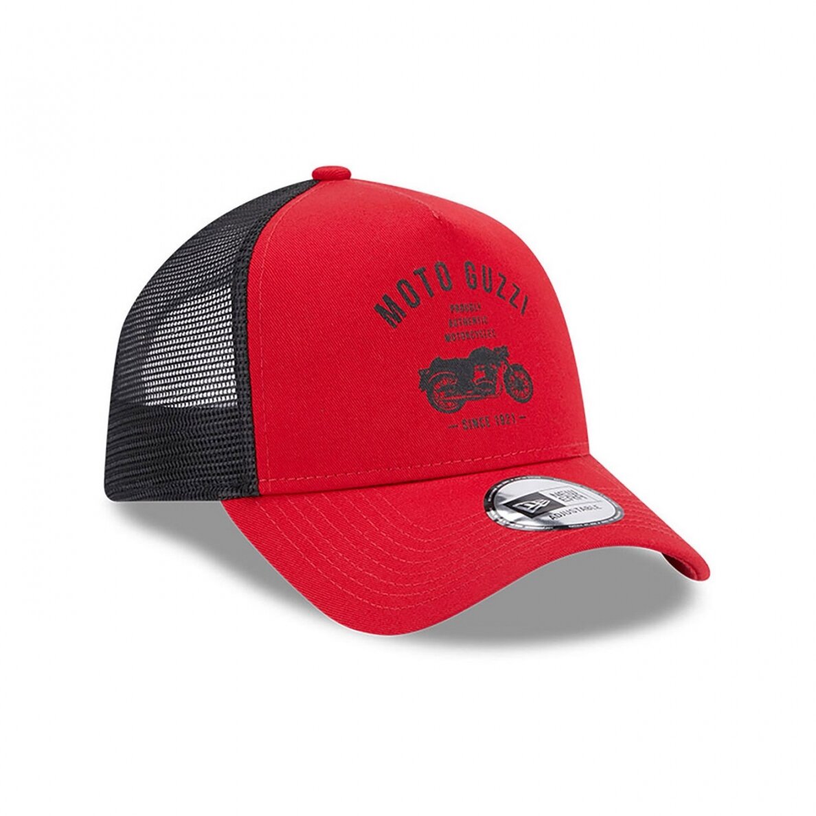 NEW ERA Moto GUZZI Heritage Trucker kepurė, raudona 2 NEW ERA Moto GUZZI Heritage Trucker kepurė, raudona 2