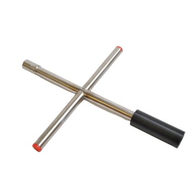 18/19MM REDSPEC nerūdijančio plieno ratų kryžius – fiksuota rankena