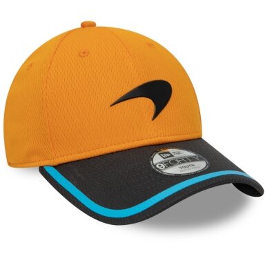 New Era MCLAREN Team Castore 9Forty oranžinė kepurė vaikams