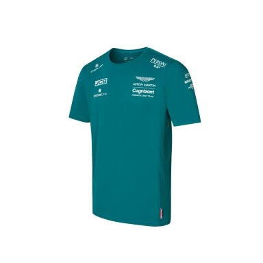 Oficialus ASTON MARTIN F1 komandos vyriškas marškinėlis, žalias