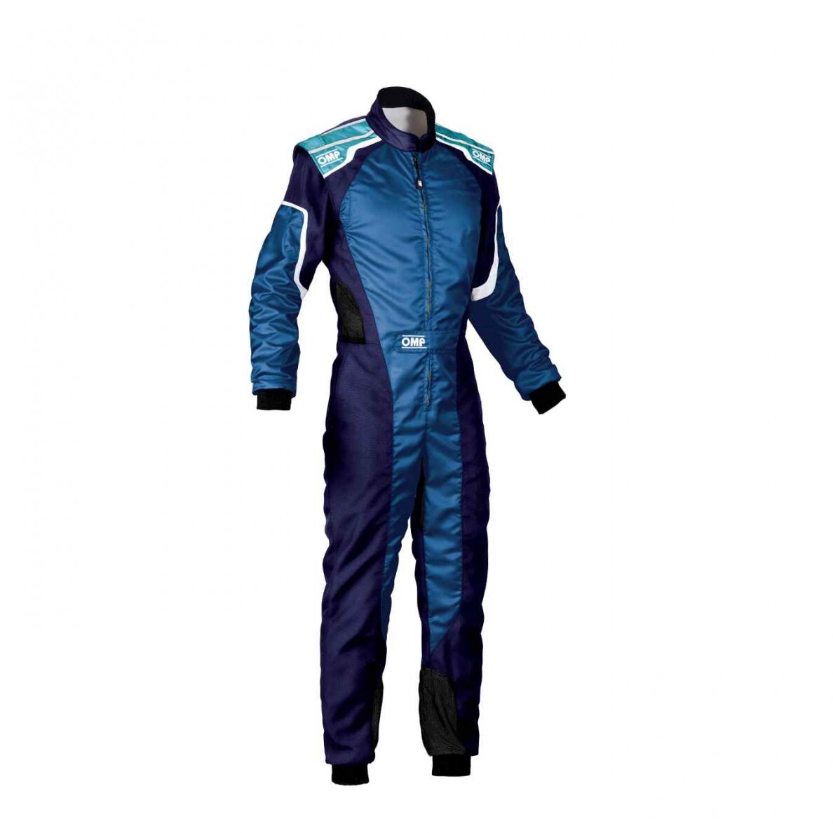 OMP KS 3 CIK FIA 2 lygio kartingo kostiumas juodas mėlynas OMP KS 3 CIK FIA 2 lygio kartingo kostiumas juodas mėlynas