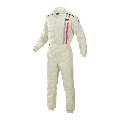 OMP CLASSIC FIA 8856 2018 kostiumas Ecru