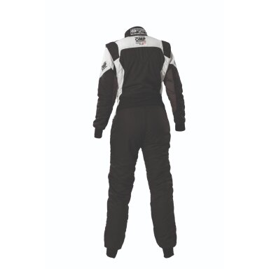 OMP FIRST EVO ELLE FIA 8856 2018 Juodas ir baltas kostiumas